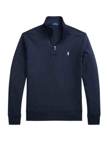 Sudadera Polo Ralph Lauren con media cremallera marino