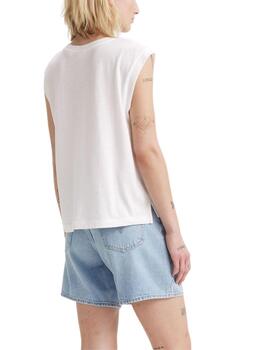 Camiseta Levi's® Boxy Tank para mujer en blanco