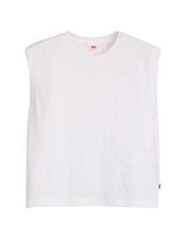 Camiseta Levi's® Boxy Tank para mujer en blanco