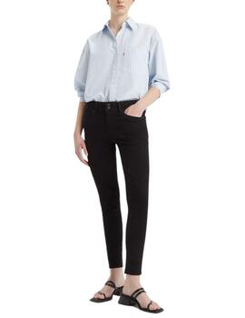 Pantalón Levi's® 711 Skinny Midnight Gaze con doble botón