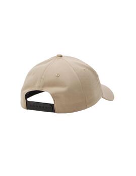 Gorrra Calvin Klein de visera con monologo unisex beige