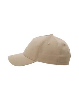 Gorrra Calvin Klein de visera con monologo unisex beige