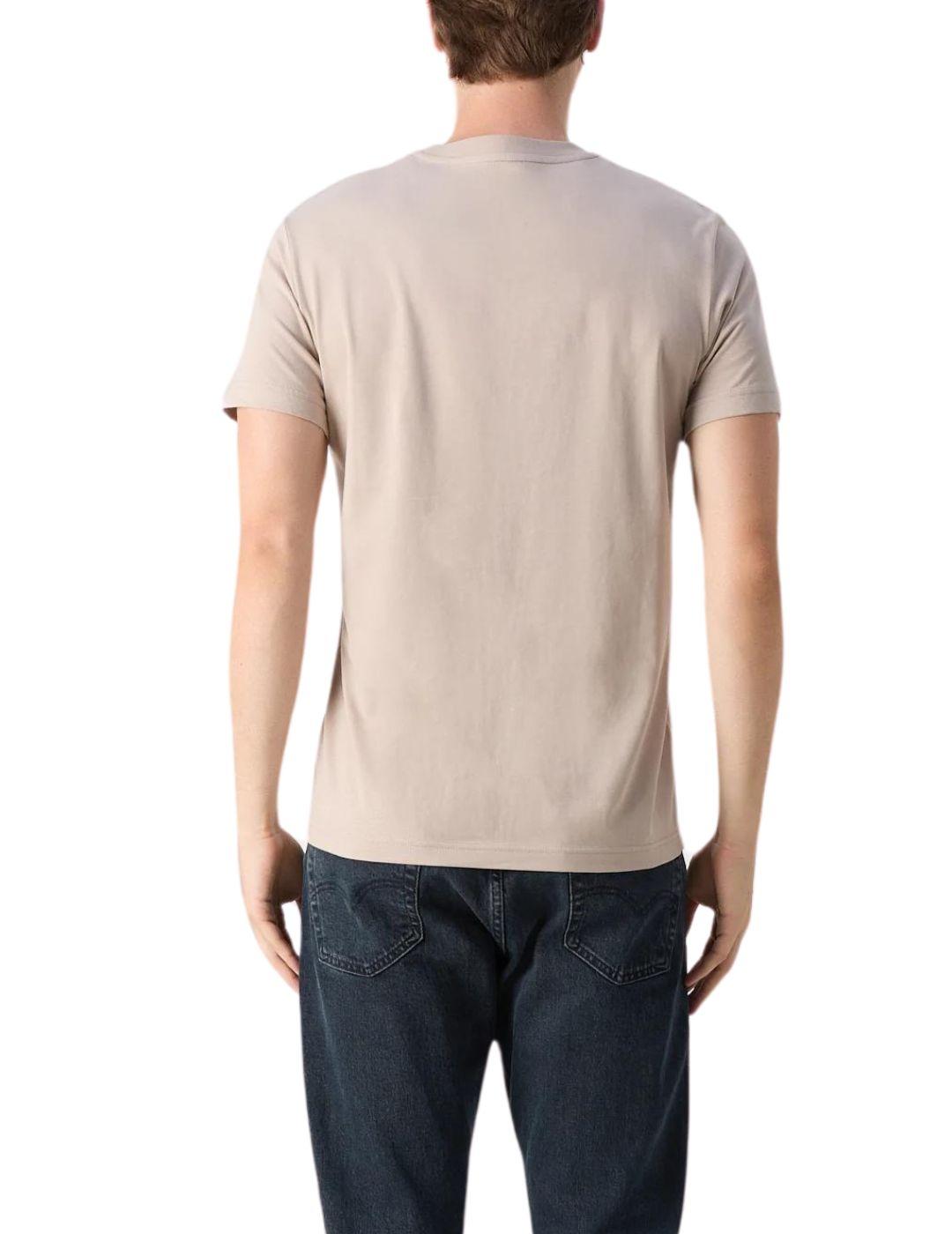 Camiseta Calvin Klein slim para hombre de algodón regenativo