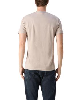 Camiseta Calvin Klein slim para hombre de algodón regenativo