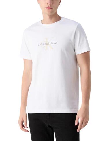 Camiseta Calvin Klein slim para hombre de algodón regenativo