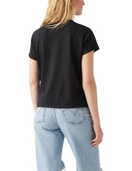 Camiseta Levi's® Boxy Vneck para mujer en negro