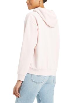 Sudadera Levi's® con capucha en rosa para mujer