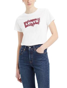 Camiseta Levi's® The Perfect Tee Emme Patchwork Bw Fill