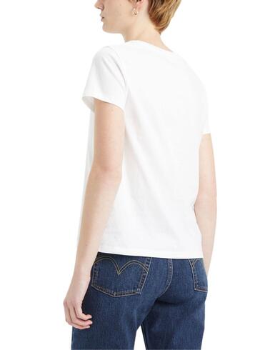 Camiseta Levi's® The Perfect Tee Emme Patchwork Bw Fill