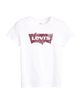 Camiseta Levi's® The Perfect Tee Emme Patchwork Bw Fill