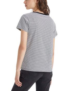 Camiseta Levi's® The Perfect V-Neck Tee Annalise Stripe