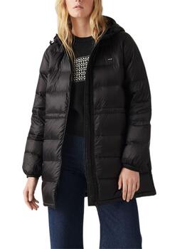 Parka Levi's® acolchada Polli Midi burdeus para mujer