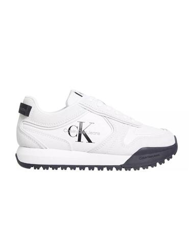 Zapatillas Calvin Klein Toothy Runner en blanco de hombre