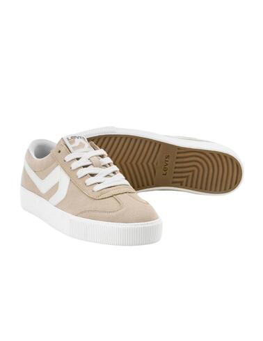 Zapatillas Levi's® Sneak de lona en camel para mujer