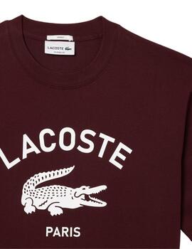 Camiseta Lacoste manga corta con logotipo en el pecho unisex