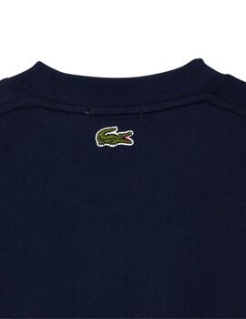 Camiseta Lacoste manga corta con logotipo en el pecho unisex