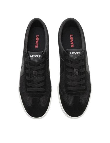 Zapatillas Levi's® Sneak de lona negra para hombre