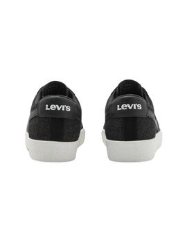 Zapatillas Levi's® Sneak de lona negra para hombre