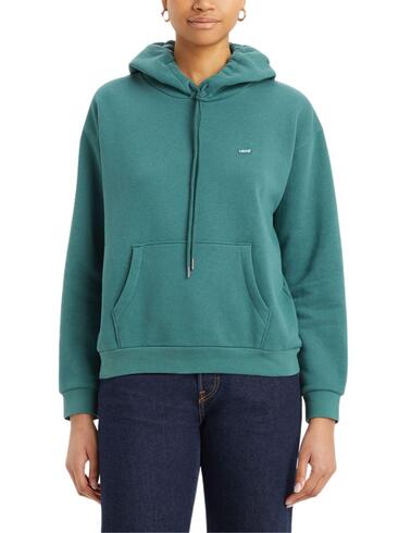 Sudadera Levi's® con capucha en verde para mujer