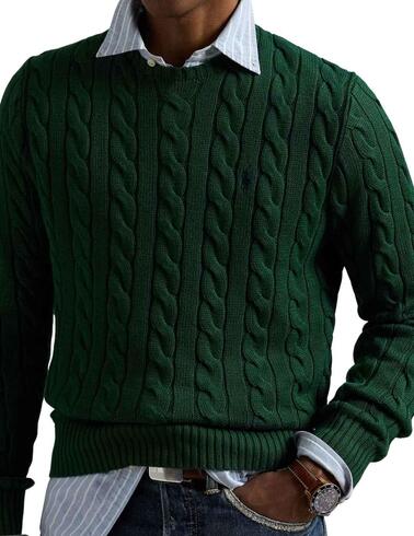 Jersey Polo Ralph Lauren en punto de ochos para hombre