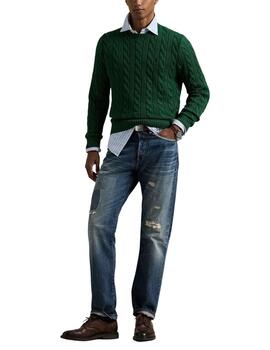 Jersey Polo Ralph Lauren en punto de ochos para hombre