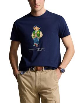 Camiseta Polo Ralph Lauren Polo Bear Classic Fit marino