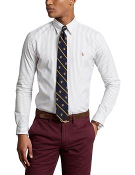 Camisa Polo Ralph Lauren Custom Fit de oxford elástico