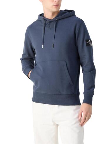 Sudadera Calvin Klein con capucha de algodón para hombre