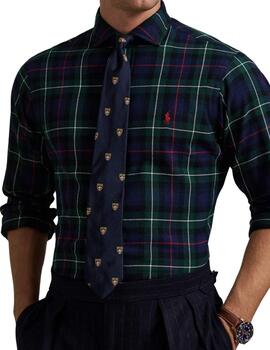 Camisa Polo Ralph Lauren custom fit de cuadros para hombre