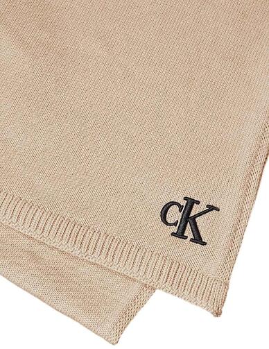 Bufanda de punto Calvin Klein en beige para mujer