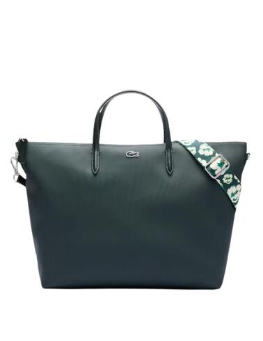 Bolso Lacoste Tote Holiday grande en verde para mujer