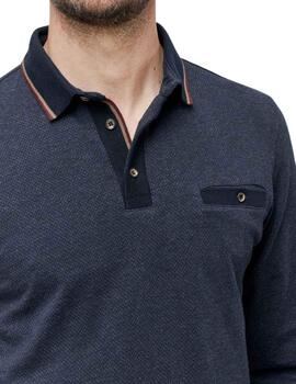 Florentino polo jacquard con detalles