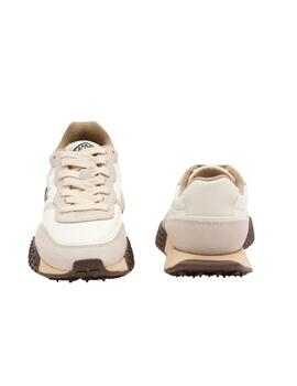 Zapatillas Lacoste L-Spin Deluxe 3.0 para mujer color beige