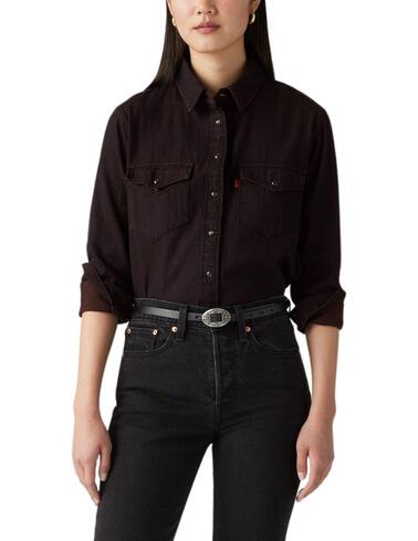 Camisa vaquera Levi's® Essential Western Dark Art Top