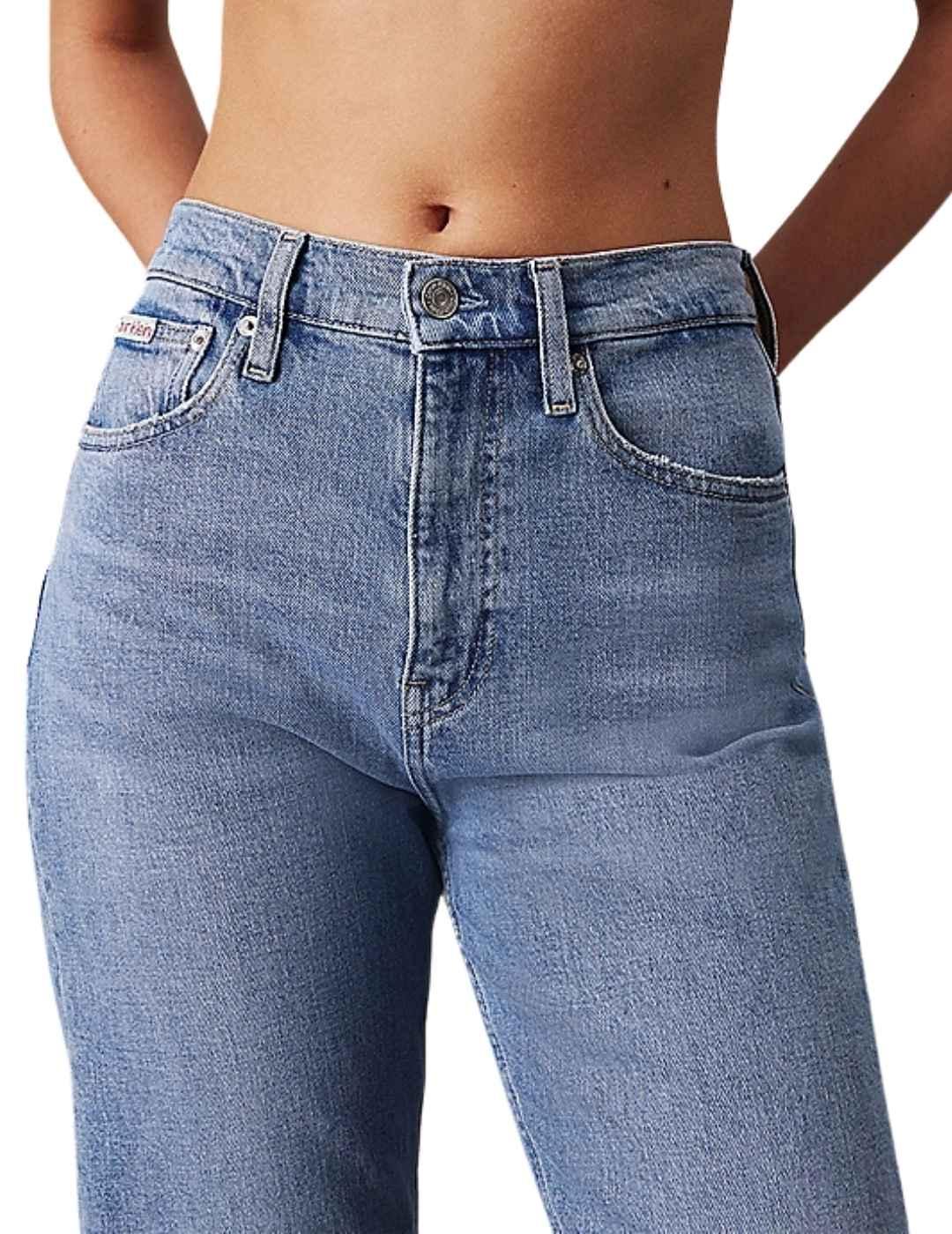 Vaquero Calvin Klein Authentic Slim Straight de mujer