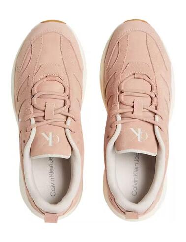 Zapatillas Calvin Klein Retro Tennis de ante para mujer