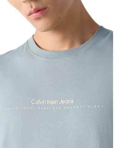 Sudadera Calvin Klein básica de cuello redondo con logo