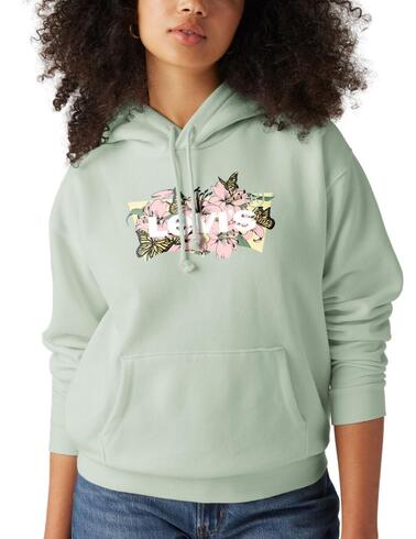 Sudadera Levi's® con capucha con logotipo floral en el pecho