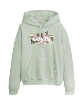 Sudadera Levi's® con capucha con logotipo floral en el pecho