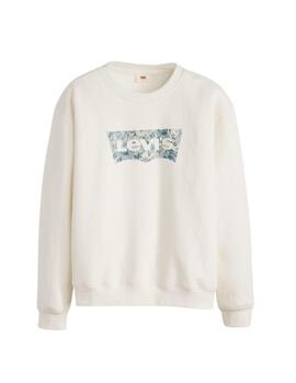 Sudadera Levi's® de cuello redondo para mujer con logotipo