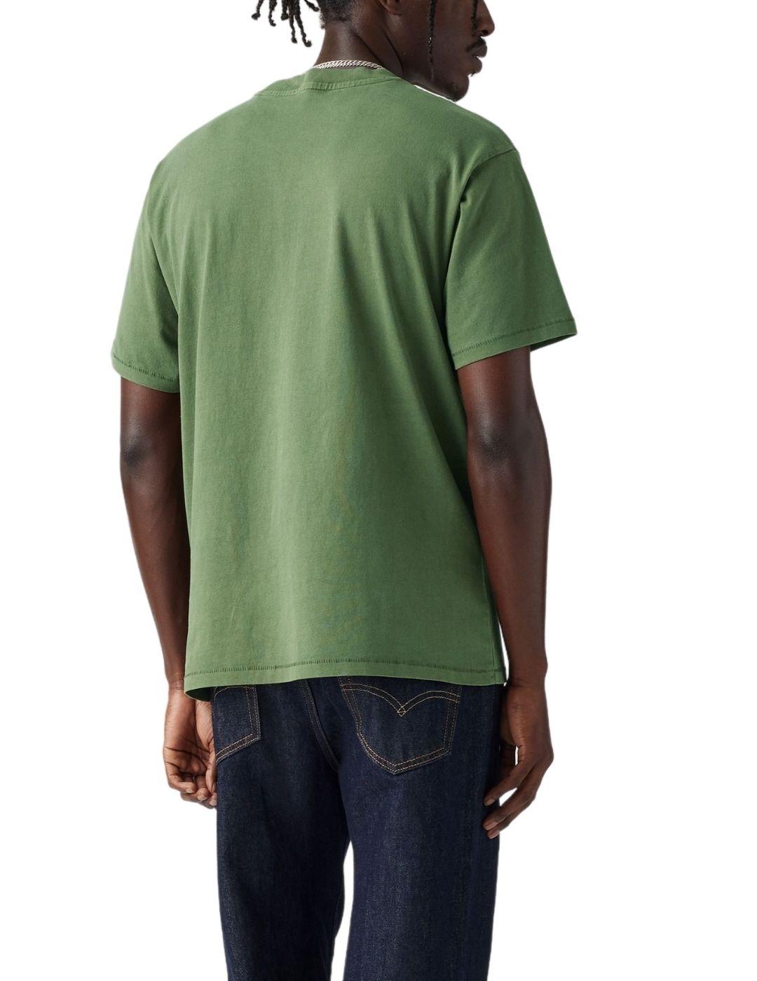 Camiseta Levi's®  de manga corta verde para hombre