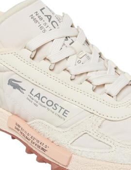 Zapatillas Lacoste Elite Active para mujer en beige