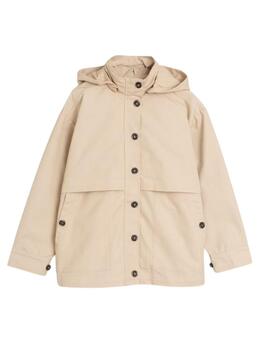 Gabardina Indi & Cold water repelent beige de mujer