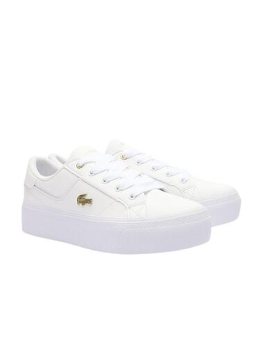 Zapatillas Lacoste Ziane Platform en blanco de mujer