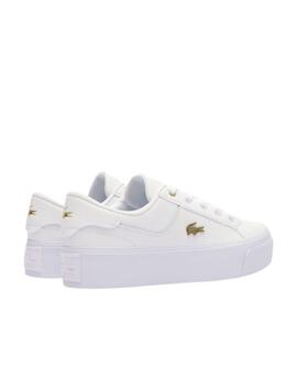 Zapatillas Lacoste Ziane Platform en blanco de mujer