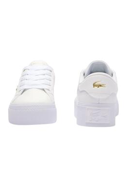 Zapatillas Lacoste Ziane Platform en blanco de mujer