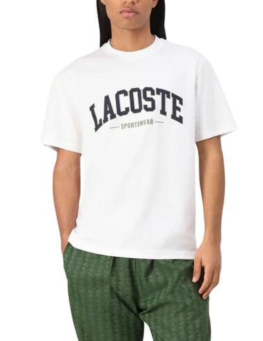 Camiseta Lacoste de manga corta para hombre cuello redondo