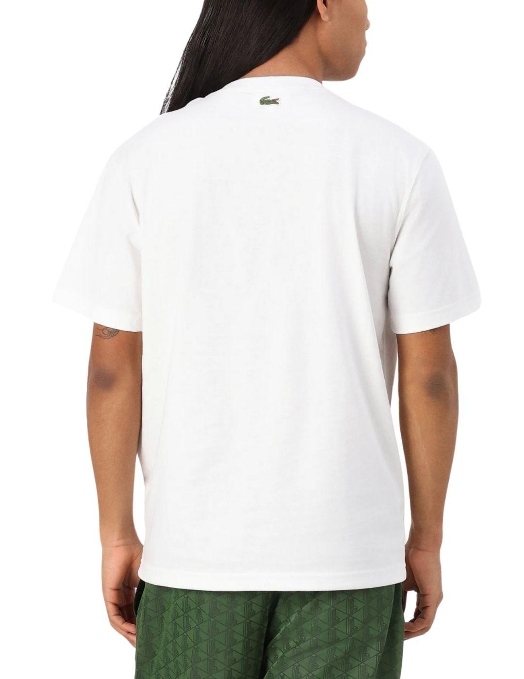 Camiseta Lacoste de manga corta para hombre cuello redondo