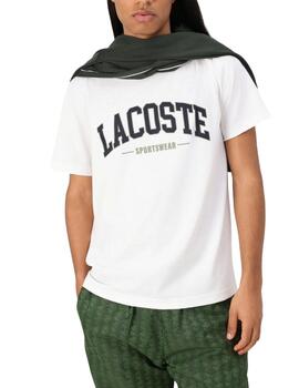 Camiseta Lacoste de manga corta para hombre cuello redondo