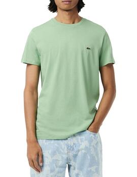 Camiseta Lacoste básica de manga corta de hombre pima cotton